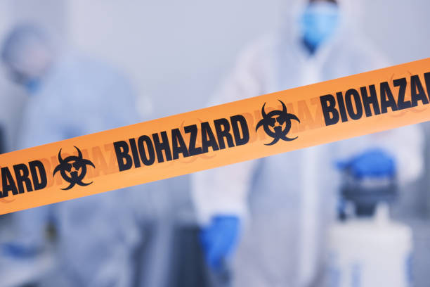 Professional Infectious Disease Decontamination technician working in Pine Mountain Club, CA